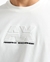 Camiseta manga corta de hombre Armani Exchange con relieve, blanca - Imagen 2