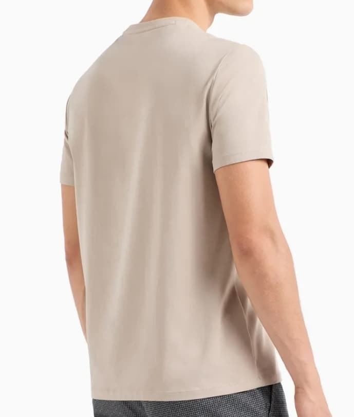 Camiseta manga corta de hombre Armani Exchange, dibujo efecto 3D - Imagen 2