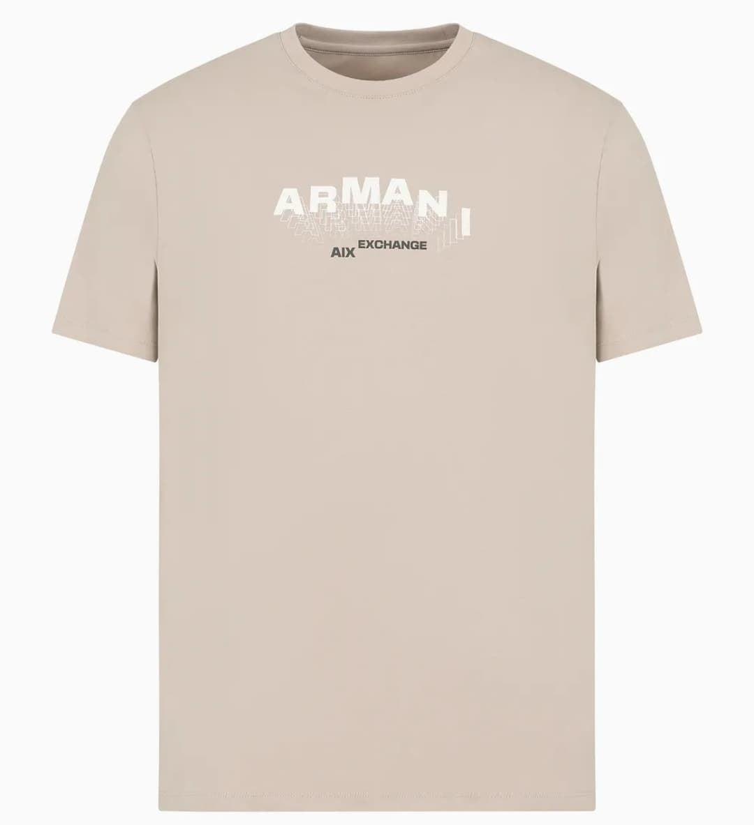 Camiseta manga corta de hombre Armani Exchange, dibujo efecto 3D - Imagen 3