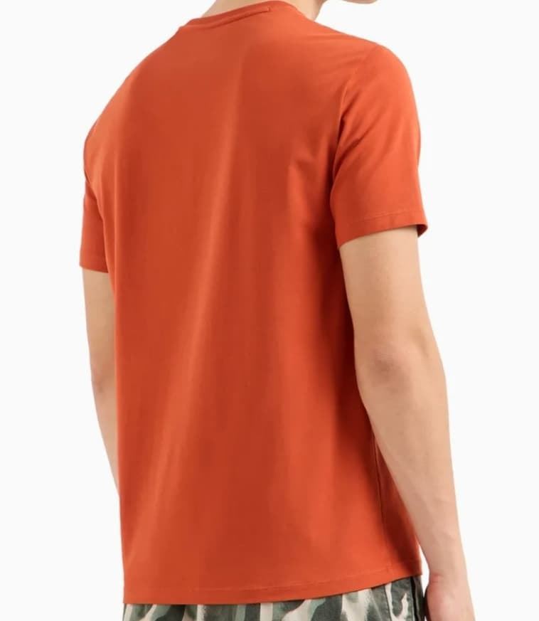 Camiseta manga corta de hombre Armani Exchange, naranja - Imagen 3