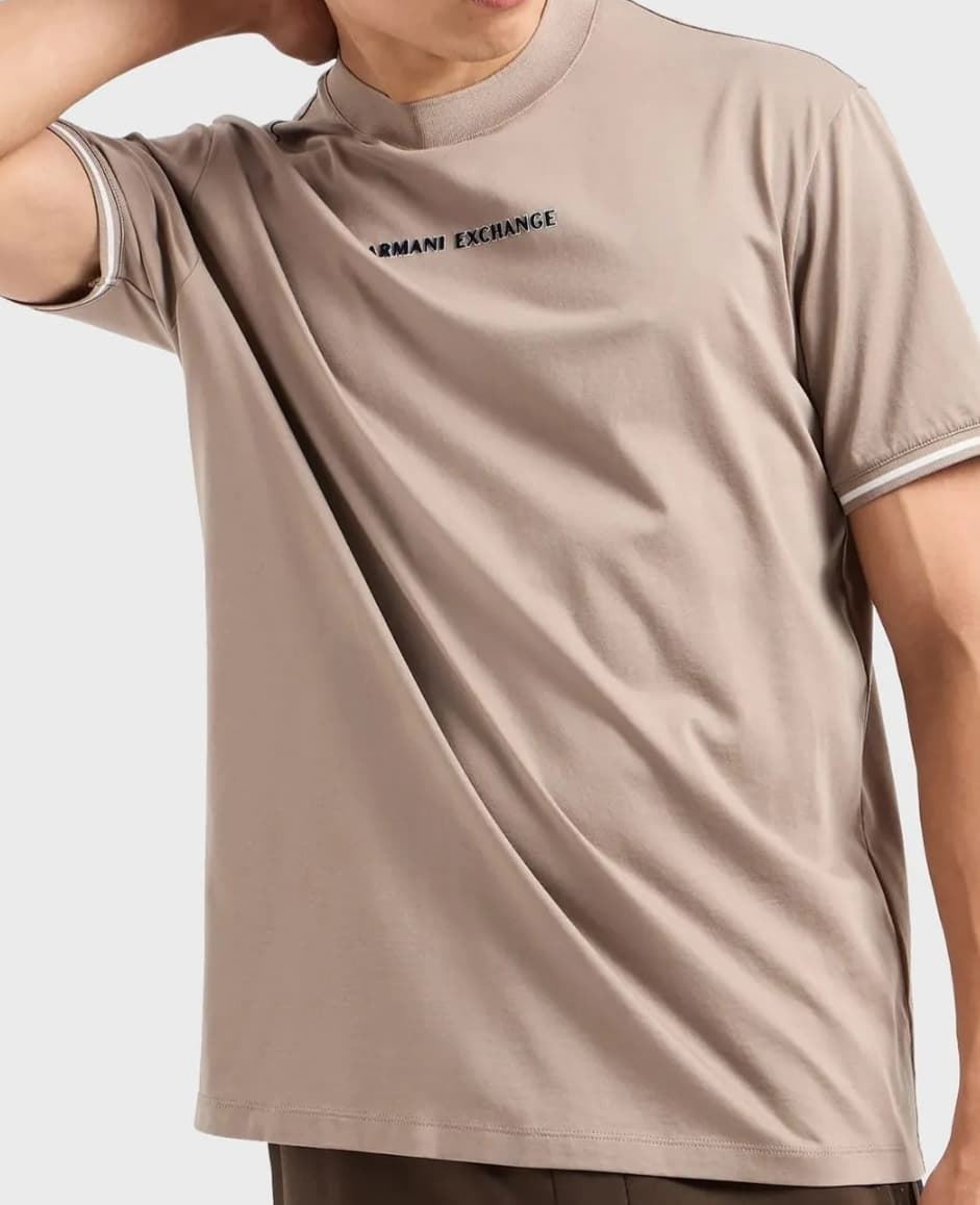 Camiseta manga corta de hombre ARMANI EXCHANGE ,vison . - Imagen 3