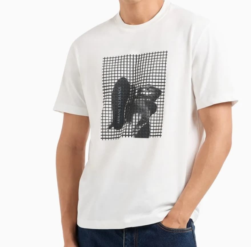 Camiseta manga corta de hombre Armani Exchange - Imagen 1