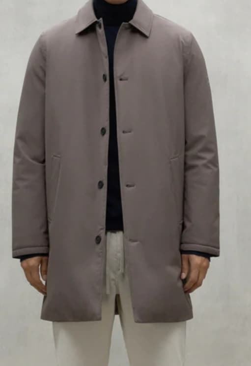 Parka gabardina de hombre ECOALF - Imagen 1