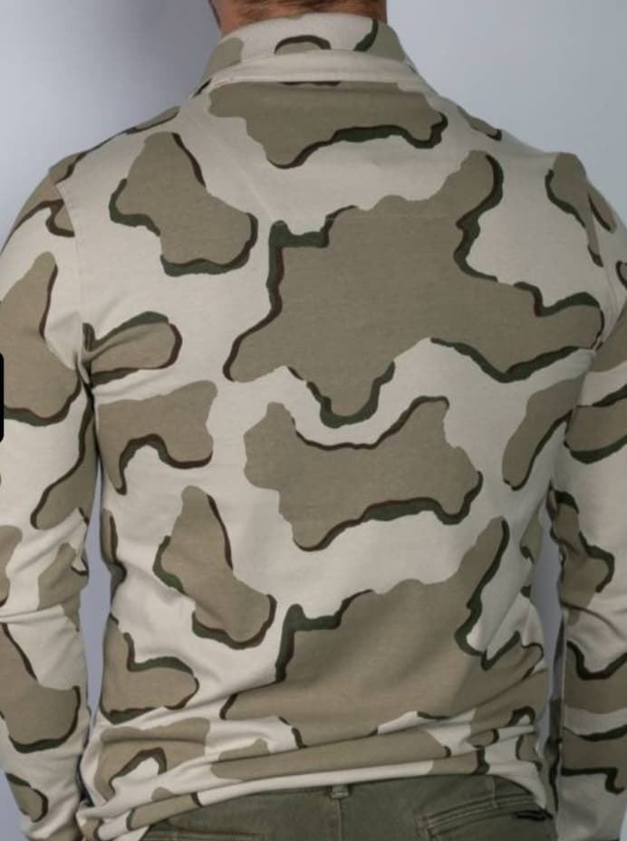 Polo manga larga de camuflaje de Aeronáutica Militare - Imagen 2