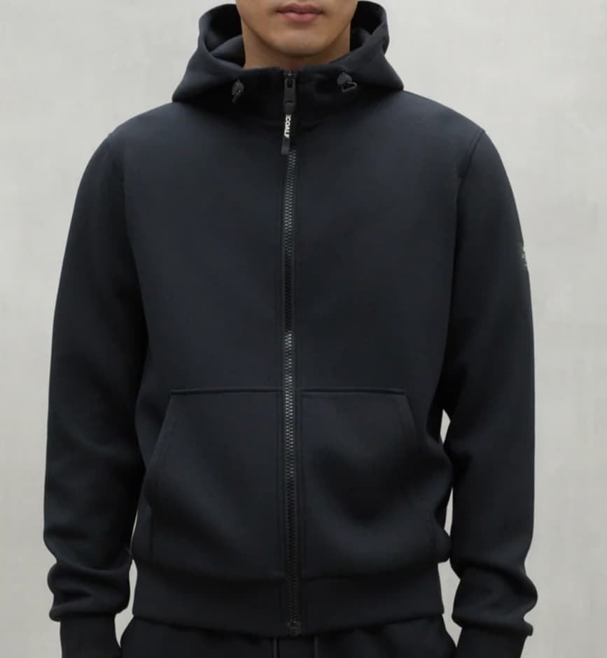 Sudadera con cremallera negro de hombre ECOALF - Imagen 1