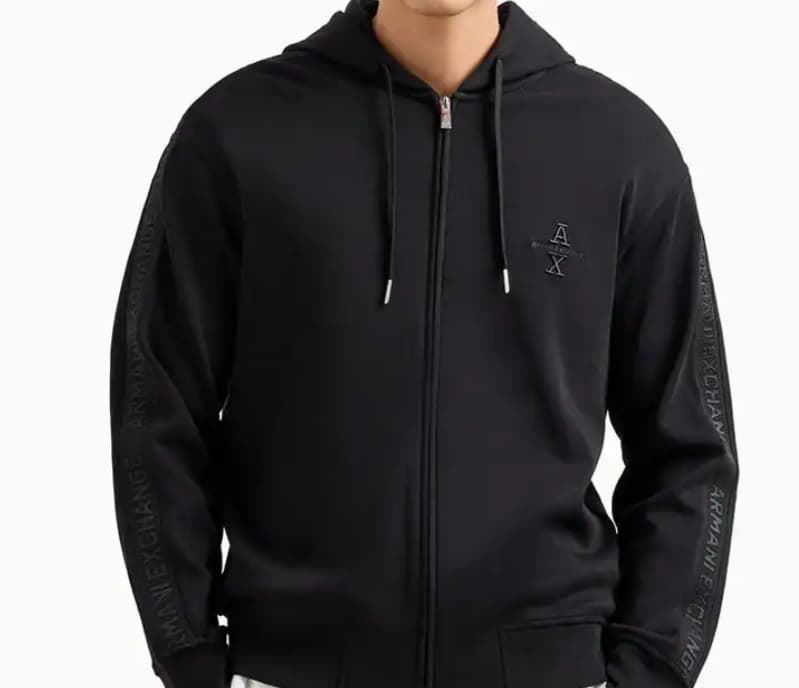 Sudadera con cremallera y capucha de hombre Armani Exchange - Imagen 1