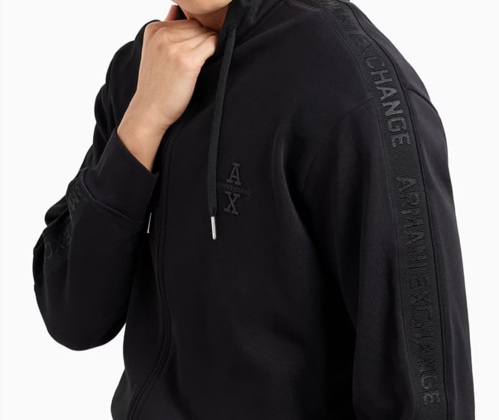 Sudadera con cremallera y capucha de hombre Armani Exchange - Imagen 2