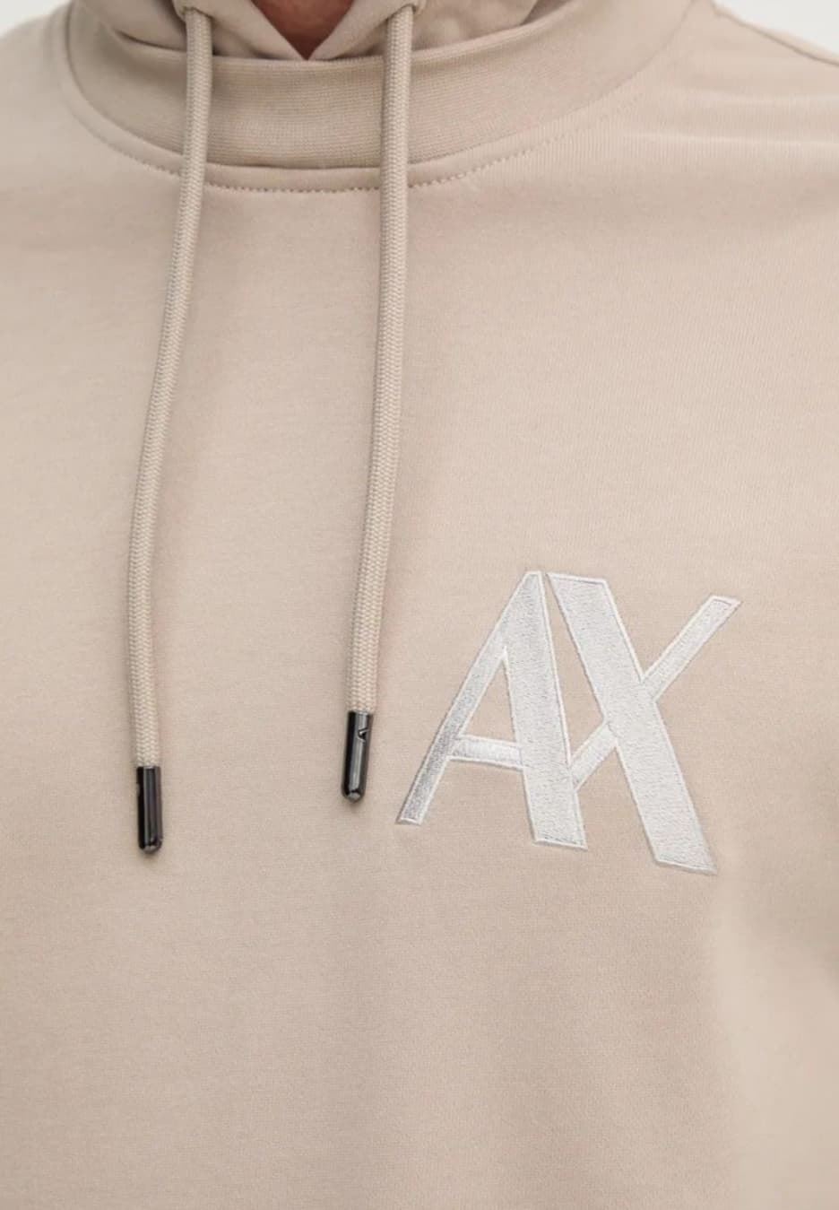 Sudadera cuello redondo con capucha de hombre Armani Exchange - Imagen 3