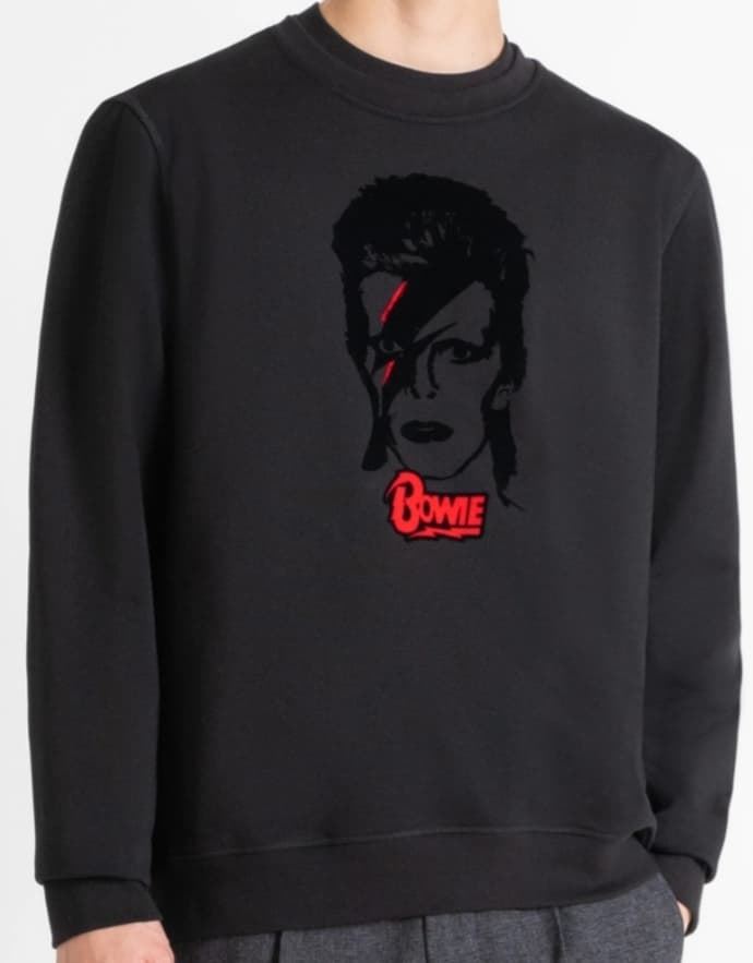 Sudadera cuello redondo de hombre de David  Bowie - Imagen 1