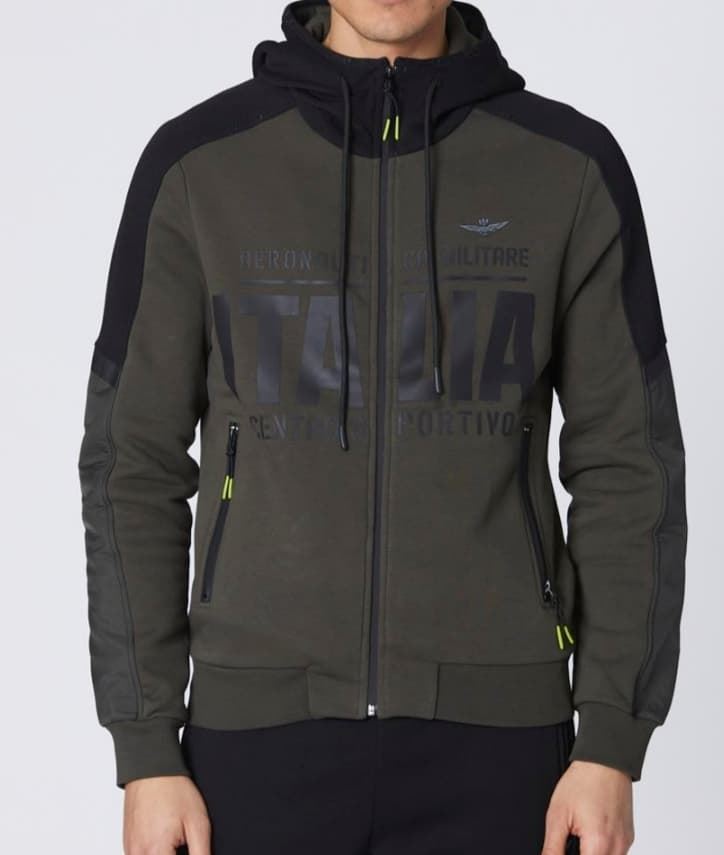 Sudadera de cremallera de hombre de Aeronáutica Militare - Imagen 1